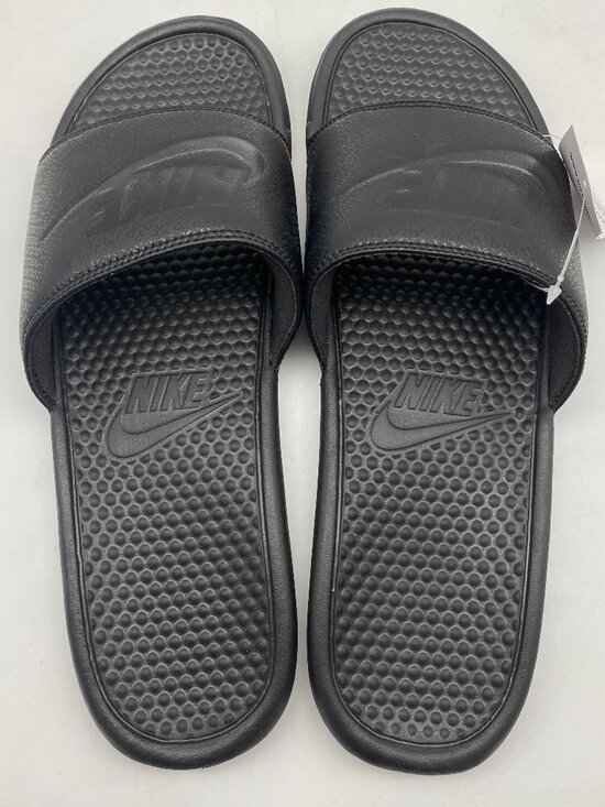 NIKE BENASSI JDI BLACK # 343880 001 US MEN SIZE 16